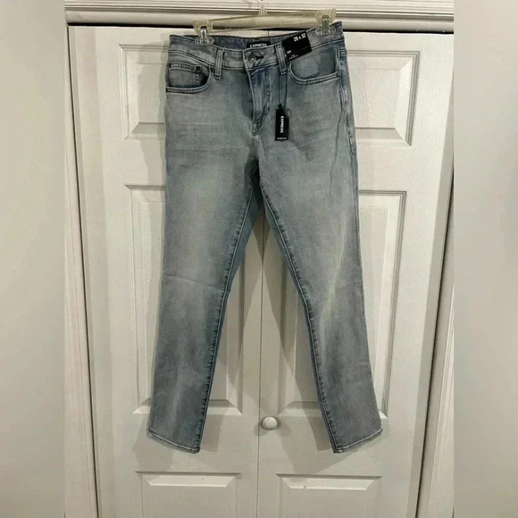 Slim Light Wash Stretch Jeans